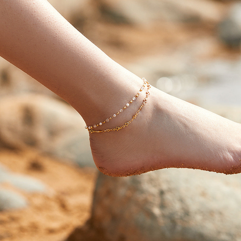 COLORFUL GRAVEL PEARLS TO REGULATE MOOD ANKLET-5