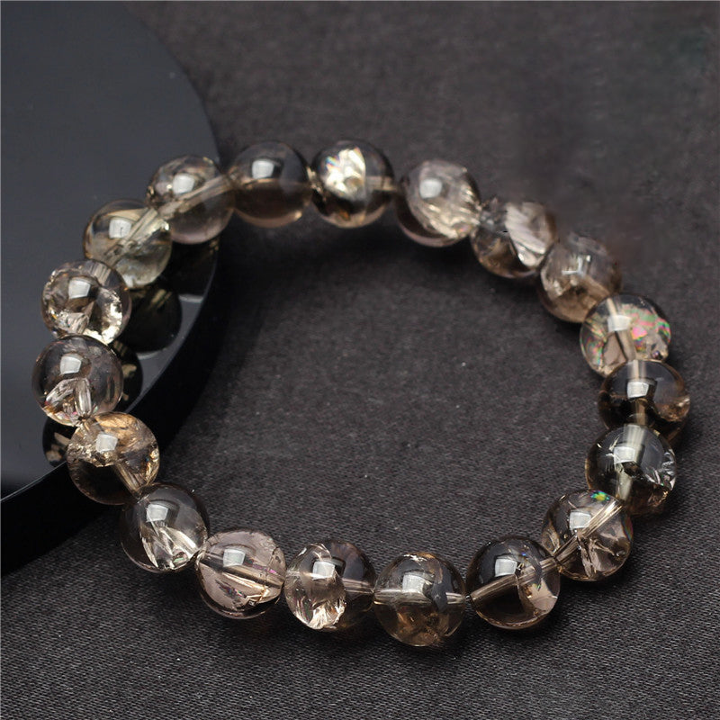 TRANSPARENT SMOKY QUARTZ BRACELET-3