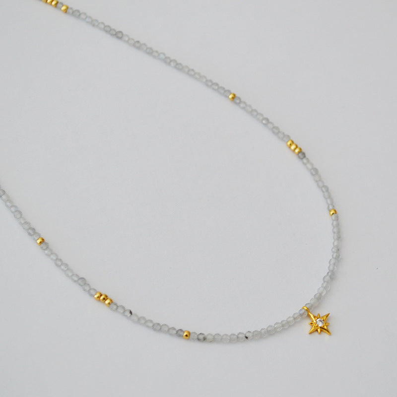 GRAY MOONSTONE GIVE HOPE STAR NECKLACE_4