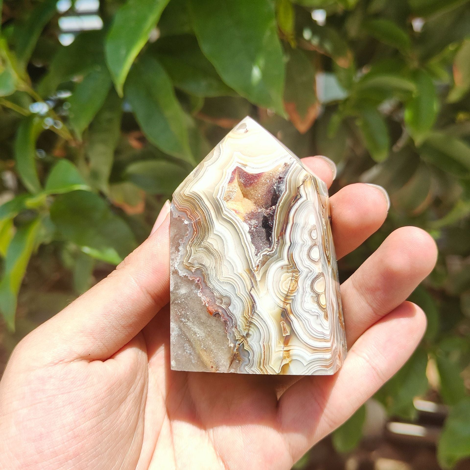 AGATE FOUR-SIDED COLUMN RAW STONE-2