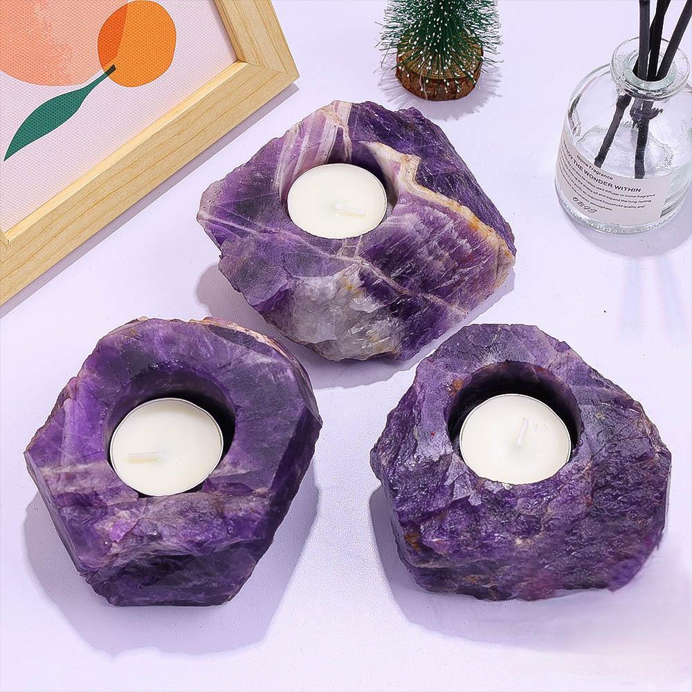 AMETHYST CANDLE HOLDER-4