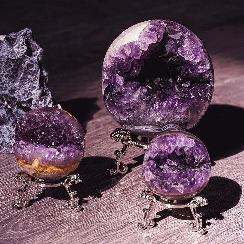 AMETHYST CRACK BALL-2