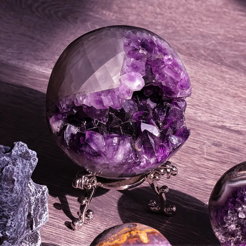 AMETHYST CRACK BALL-4