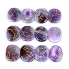 AMETHYST STONE ZODIAC RUNE PATTERN-3