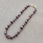 Amethyst Stress-Breaking Beaded Necklace-2