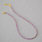 APATITE PURPLE MICA QUEEN SHELL GOOD LUCK WEALTH NECKLACE-6