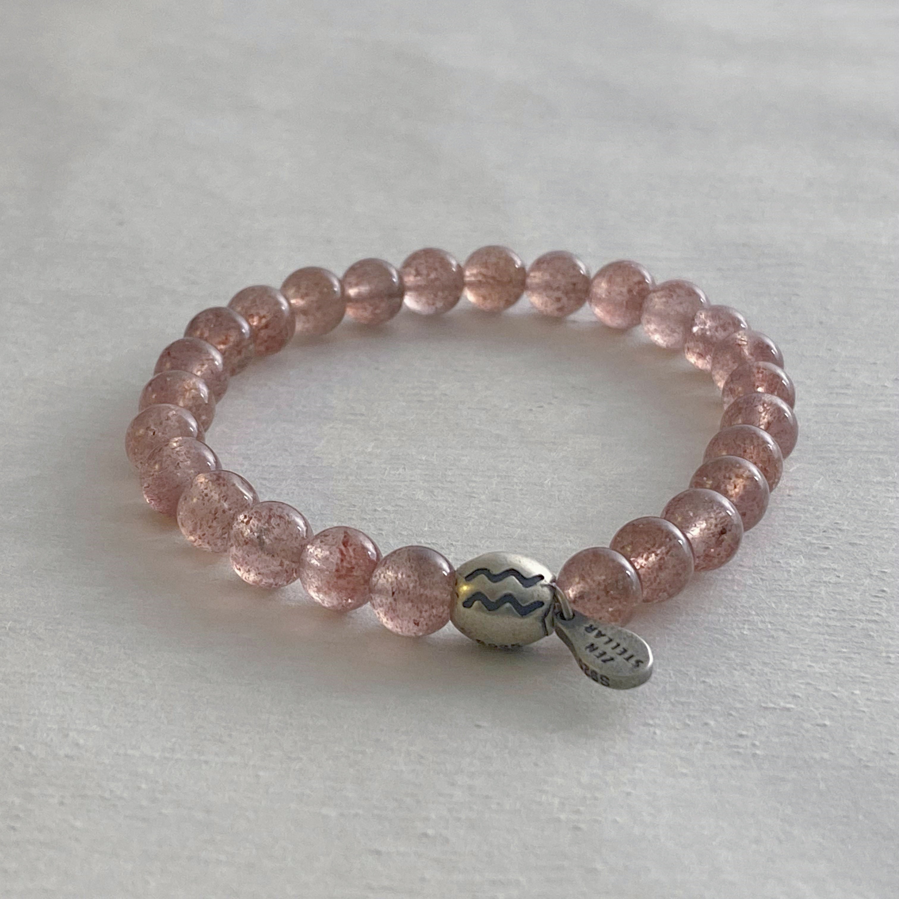 AQUARIUS STRAWBERRY CRYSTAL BRACELET-1