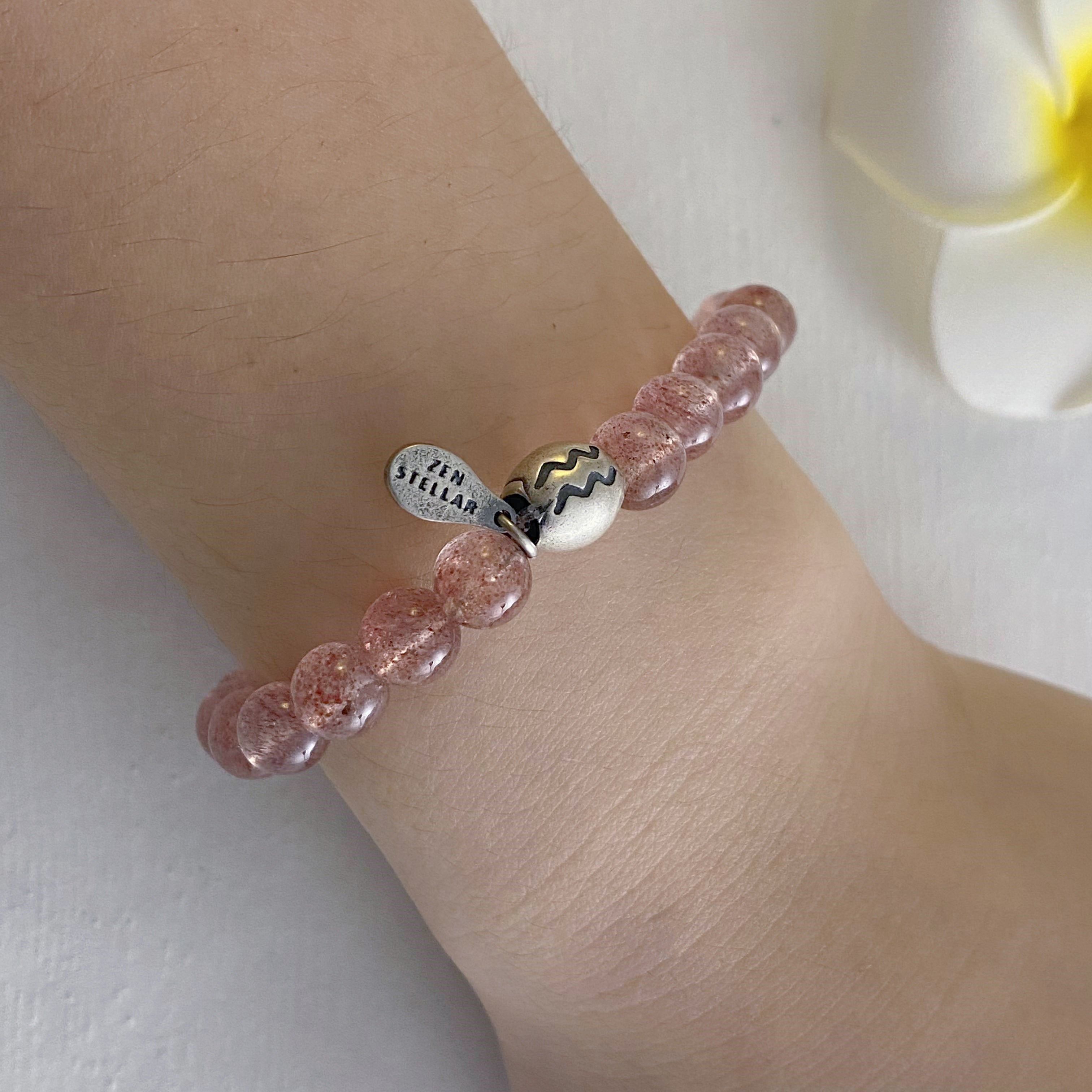 AQUARIUS STRAWBERRY CRYSTAL BRACELET-2