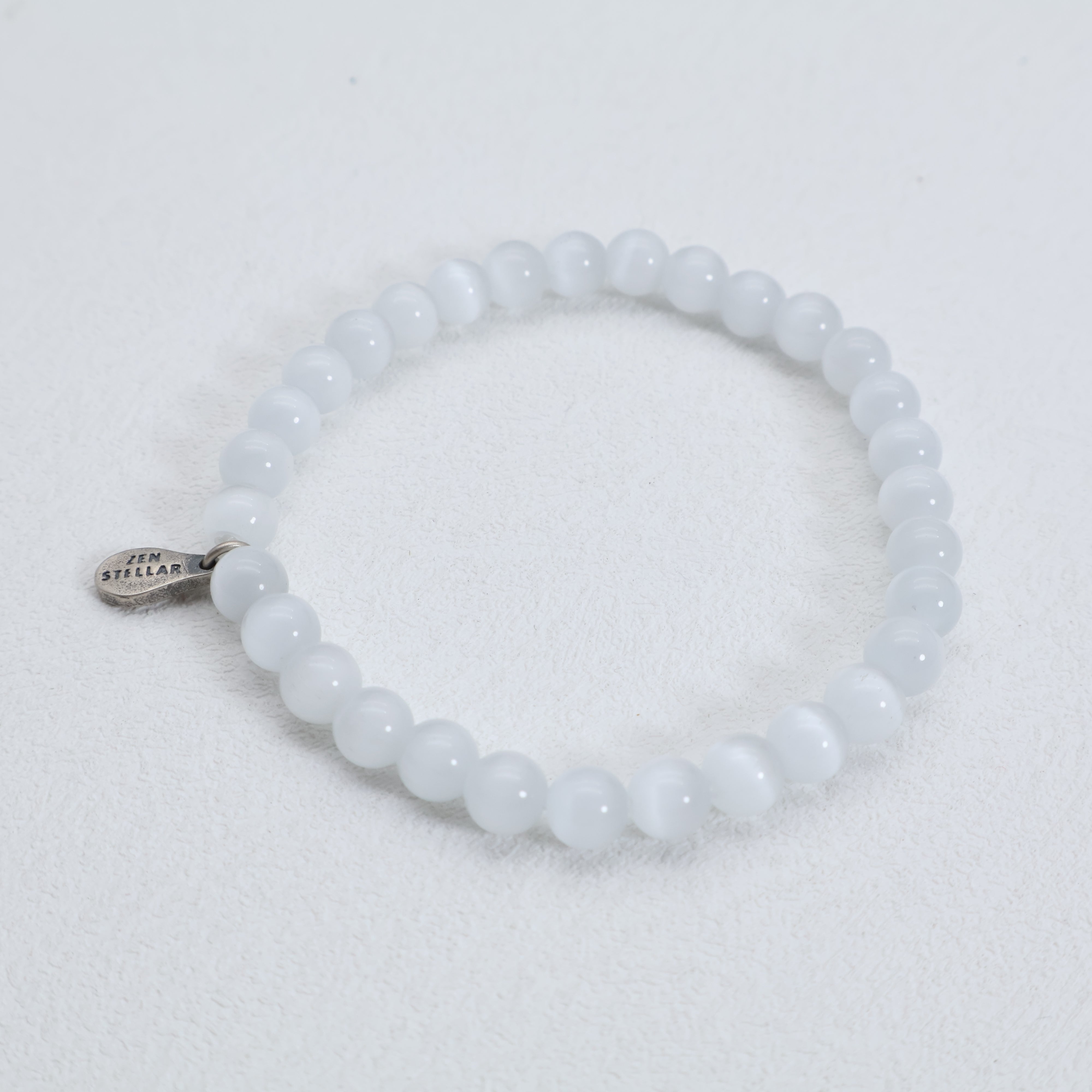 AQUARIUS TRANSLUCENT GYPSUM CRYSTAL BRACELET-4