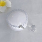 AQUARIUS TRANSLUCENT GYPSUM CRYSTAL BRACELET-5