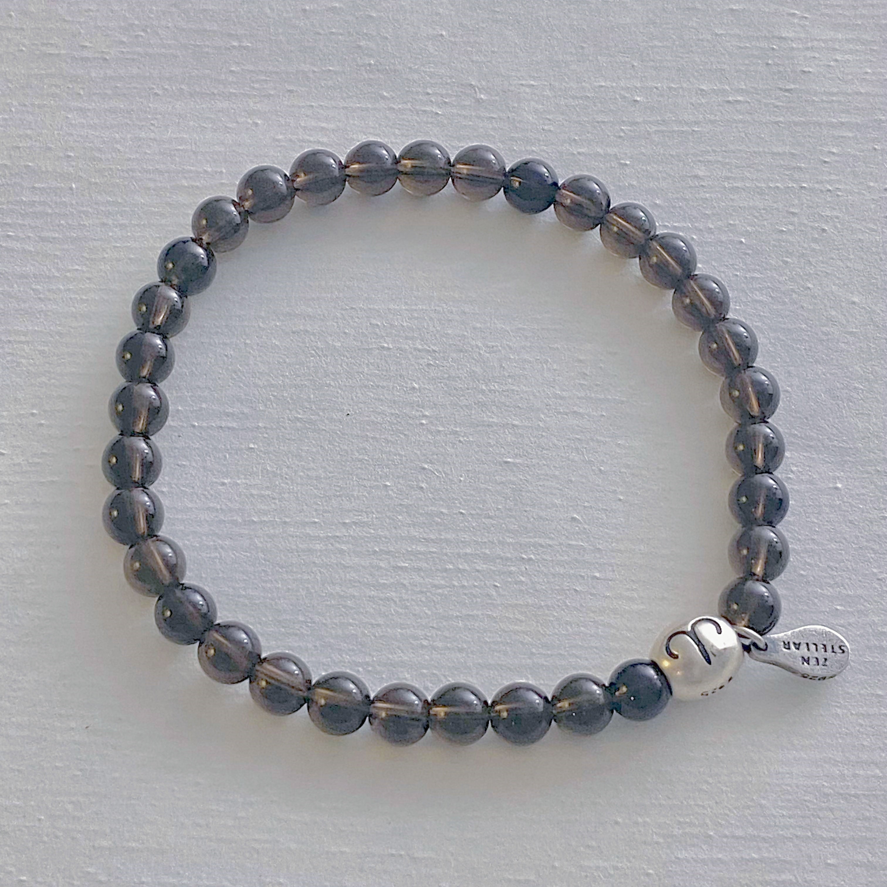 ARIES FORTUNE SMOKY QUARTZ CRYSTAL BRACELET-3