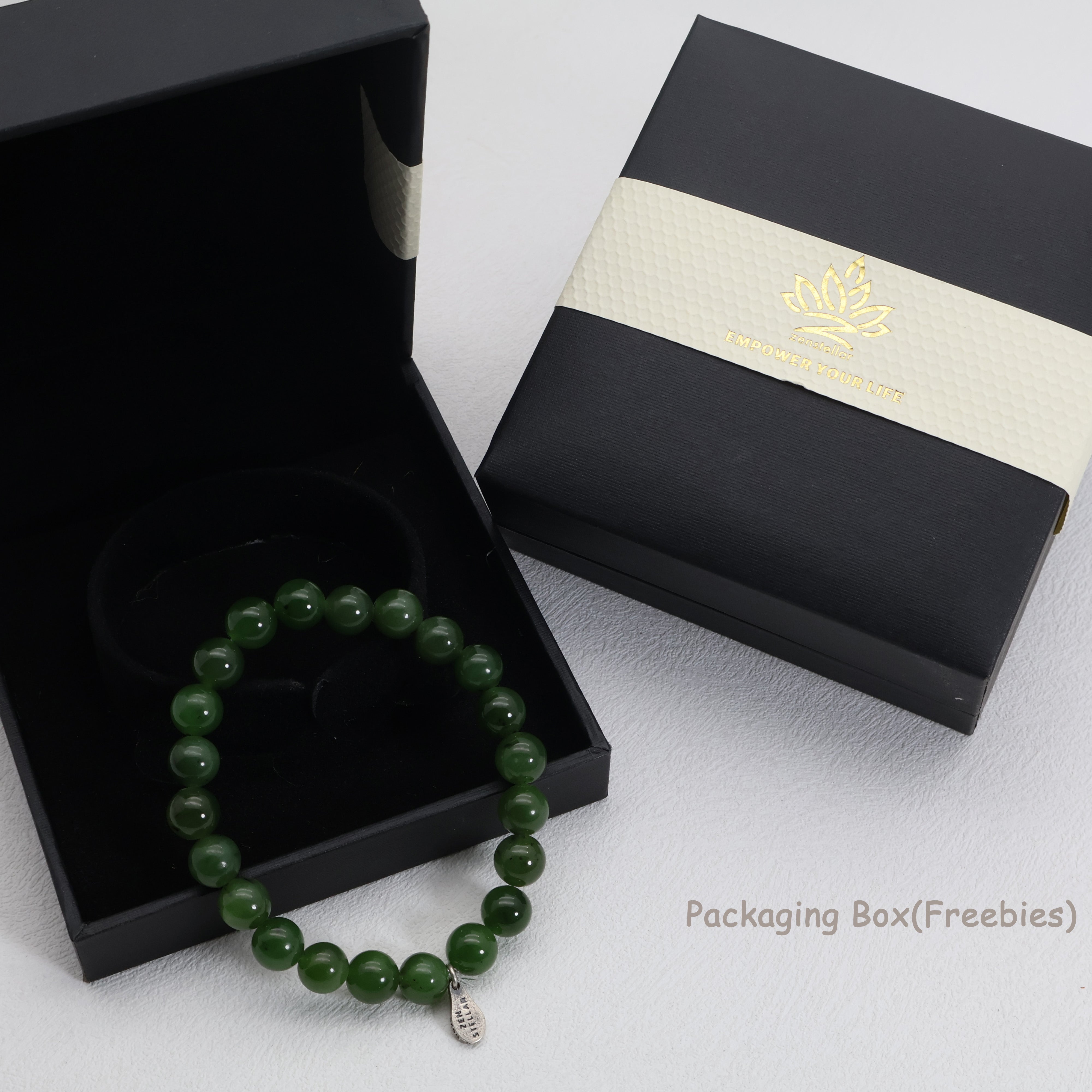 ARIES GREEN JASPER CRYSTAL BRACELET-5