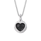 BLACK AGATE STERLING SILVER PENDANT-4