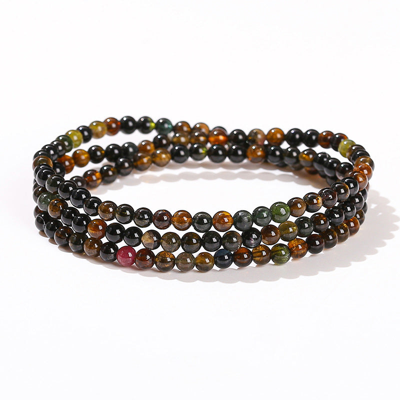 BLACK BEAUTY TOURMALINE MULTI-WRAP BRACELET-4