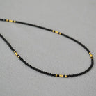 BLACK SPINEL BALANCED FRIENDSHIP NECKLACE_3