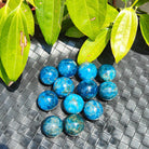 BLUE APATITE CRYSTAL BALL STONE-1