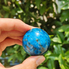 BLUE APATITE CRYSTAL BALL STONE-2