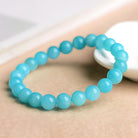 LIGHT BLUE RIVER STONE BRACELETS-2