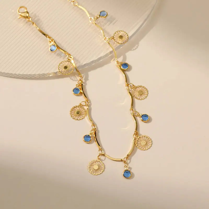 BLUE ZIRCON ENERGIZING ANKLET-2