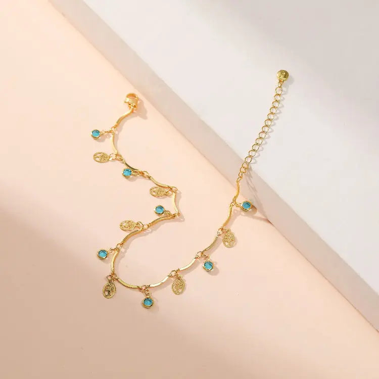 BLUE ZIRCON LIFE GROWTH ANKLET-2