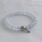 CANCER AQUAMARINE CRYSTAL BEADED BRACELET-1