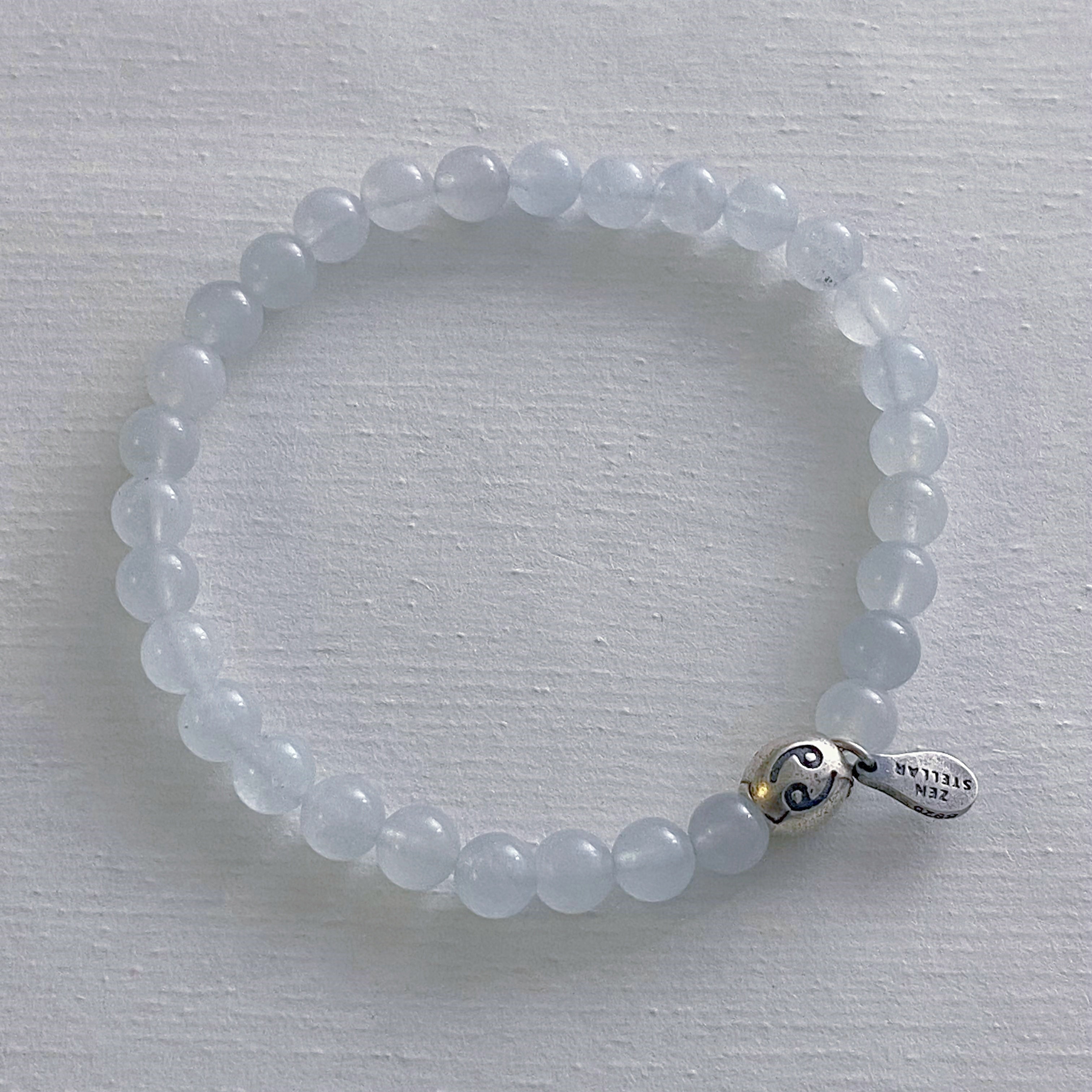 CANCER AQUAMARINE CRYSTAL BEADED BRACELET-3