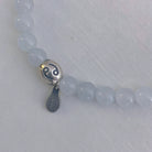 CANCER AQUAMARINE CRYSTAL BEADED BRACELET-4