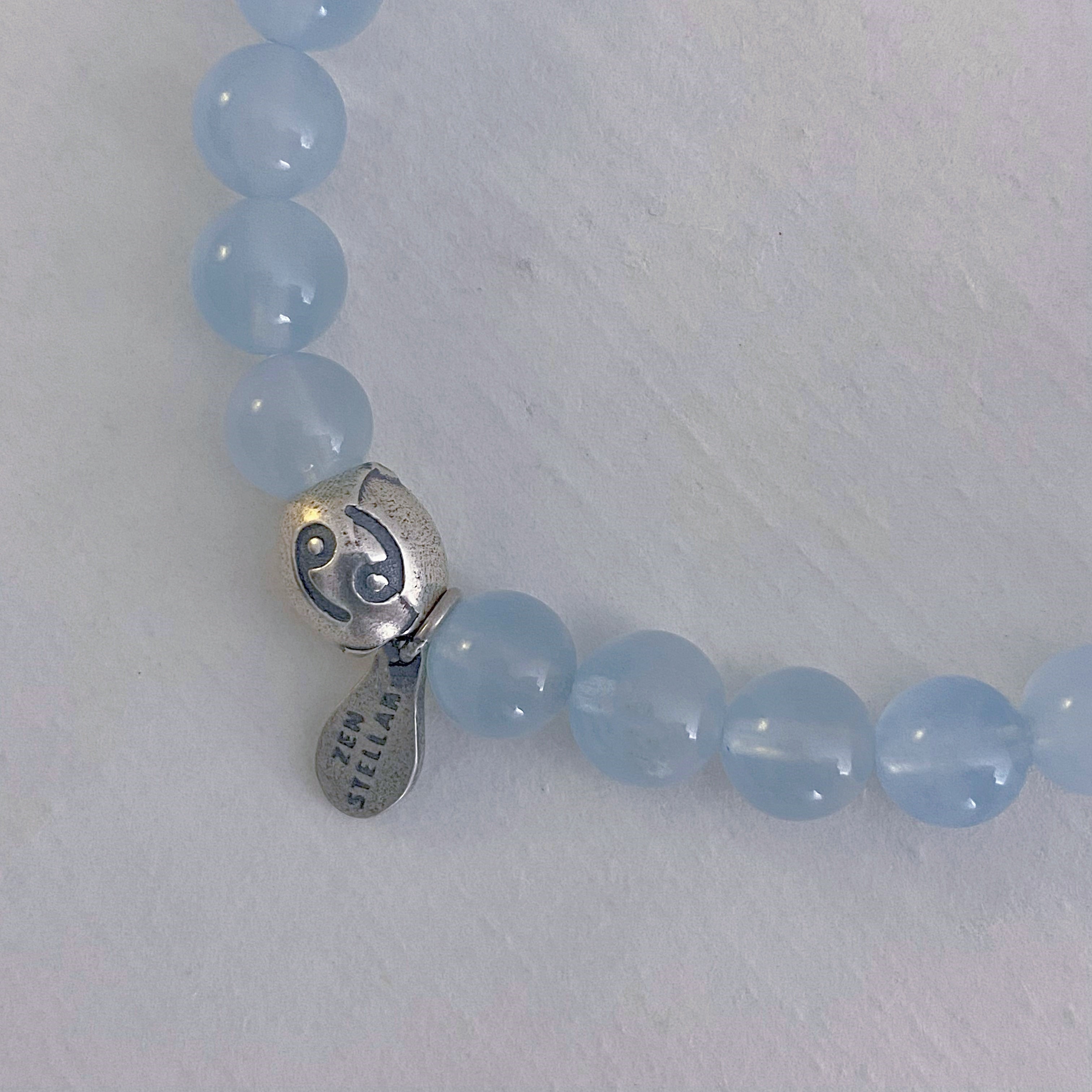 CANCER AQUAMARINE CRYSTAL BRACELET-3