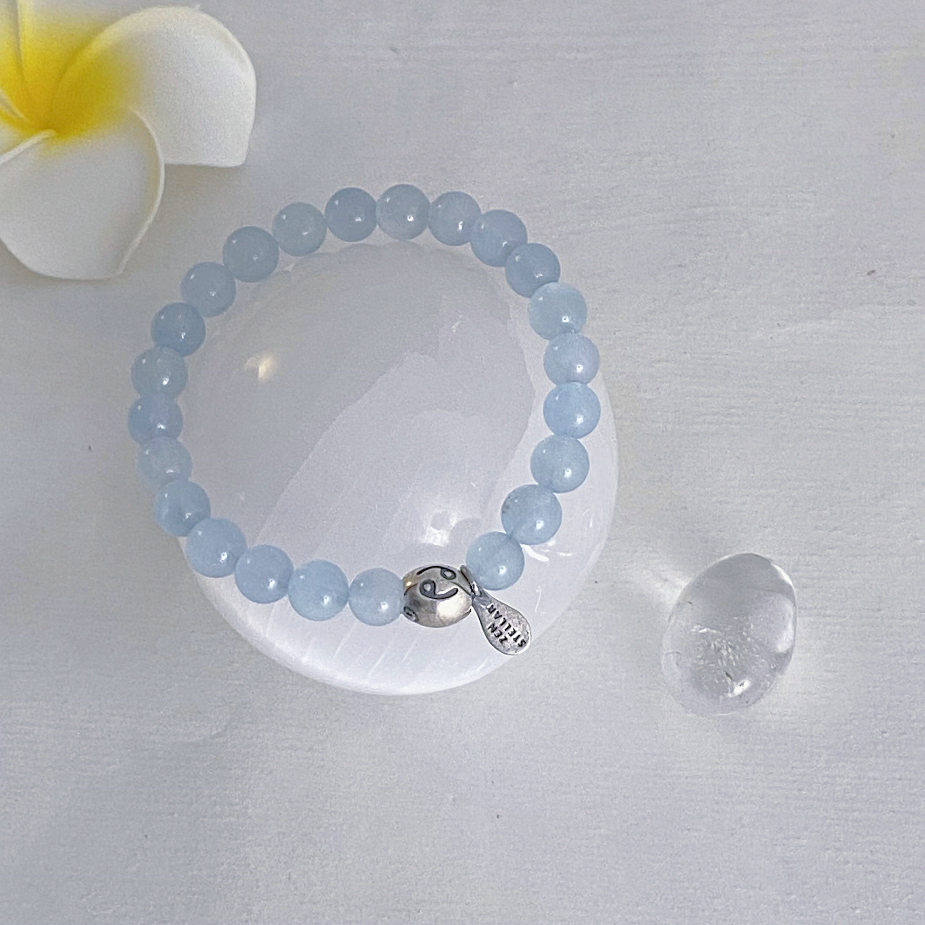 CANCER AQUAMARINE CRYSTAL BRACELET-5