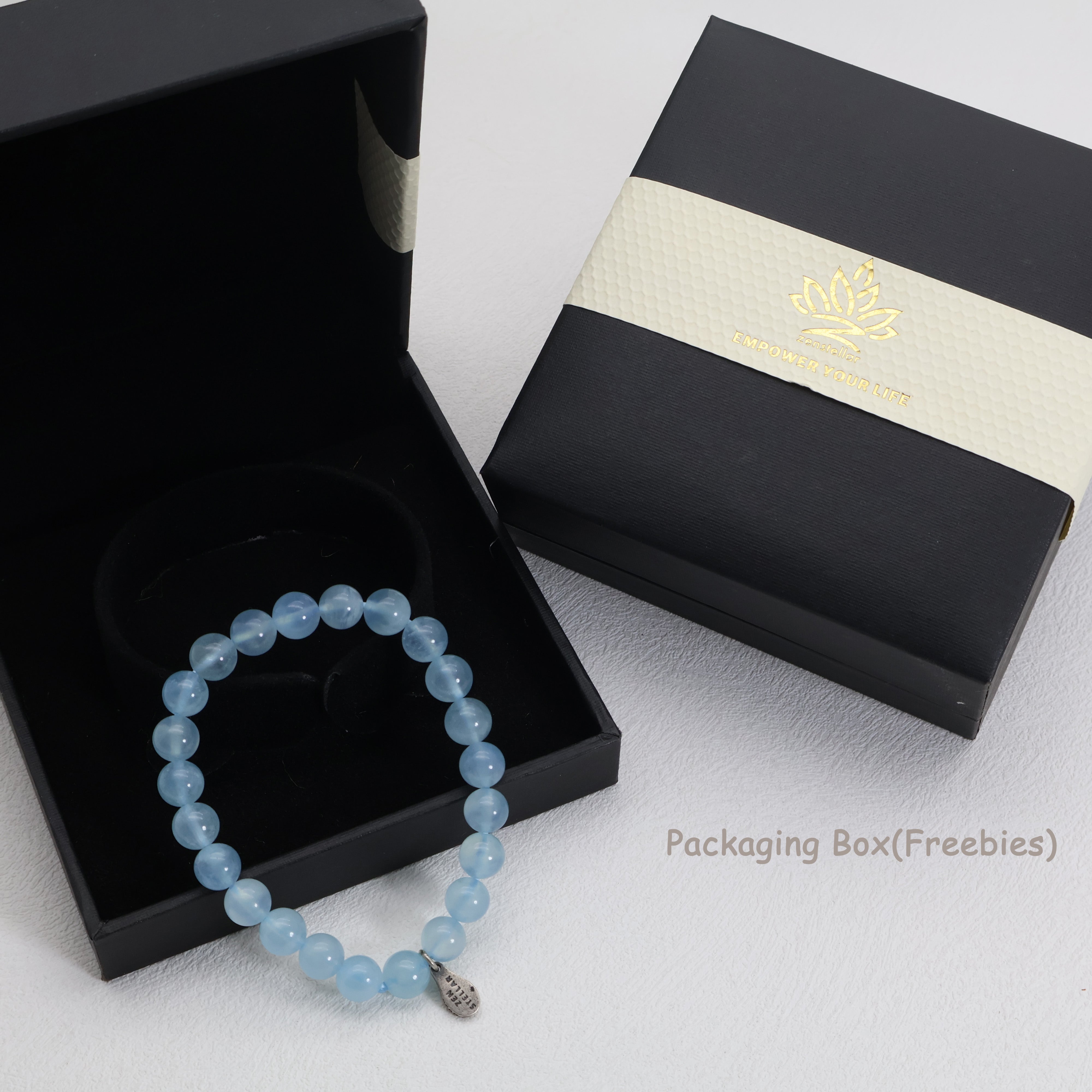 CANCER AQUAMARINE CRYSTAL BRACELET-5