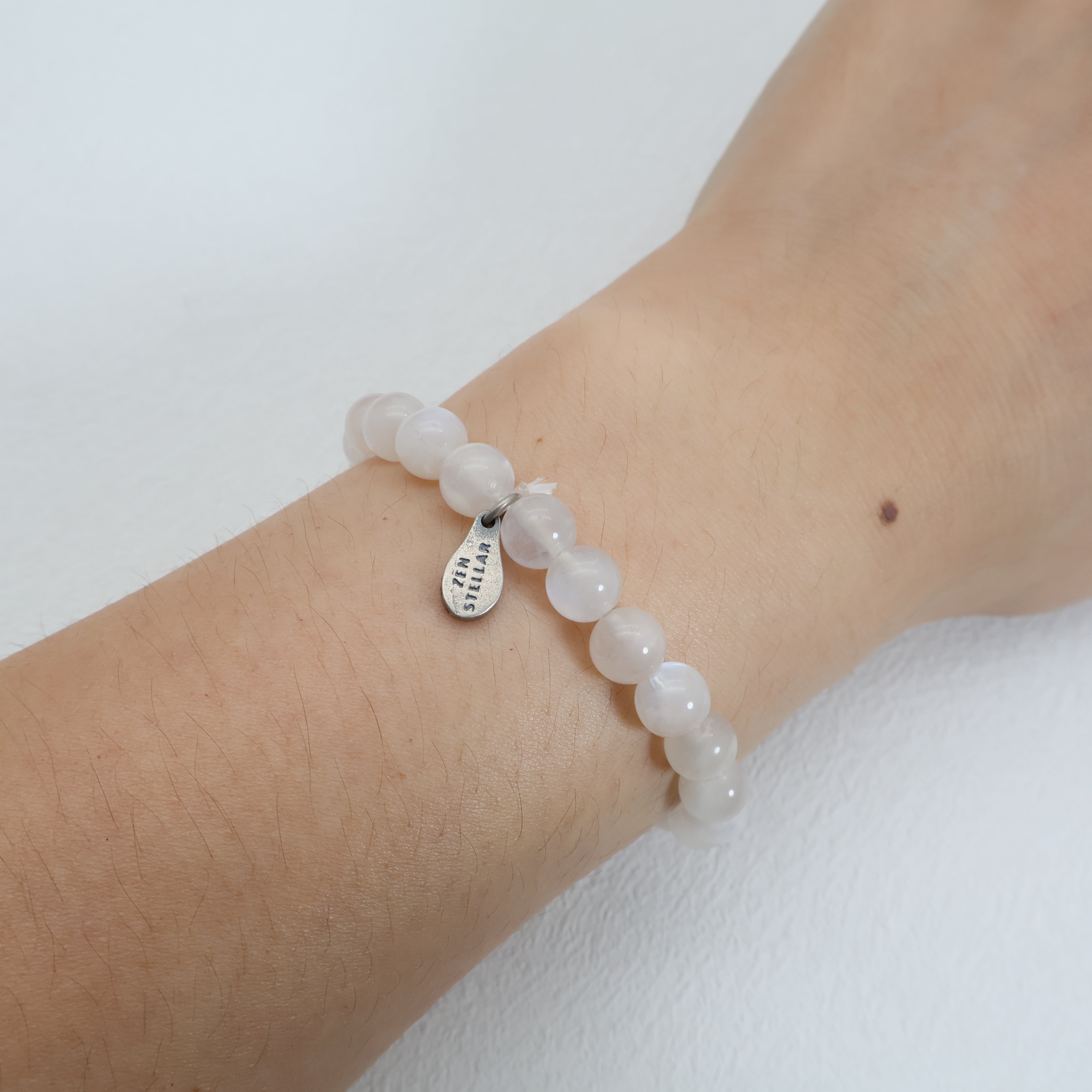 CANCER WHITE MOONSTONE CRYSTAL BRACELET-2