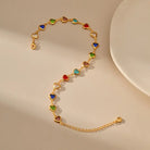 CANDY COLOR HEART ZIRCON ATTRACT LOVE BRACELET-2