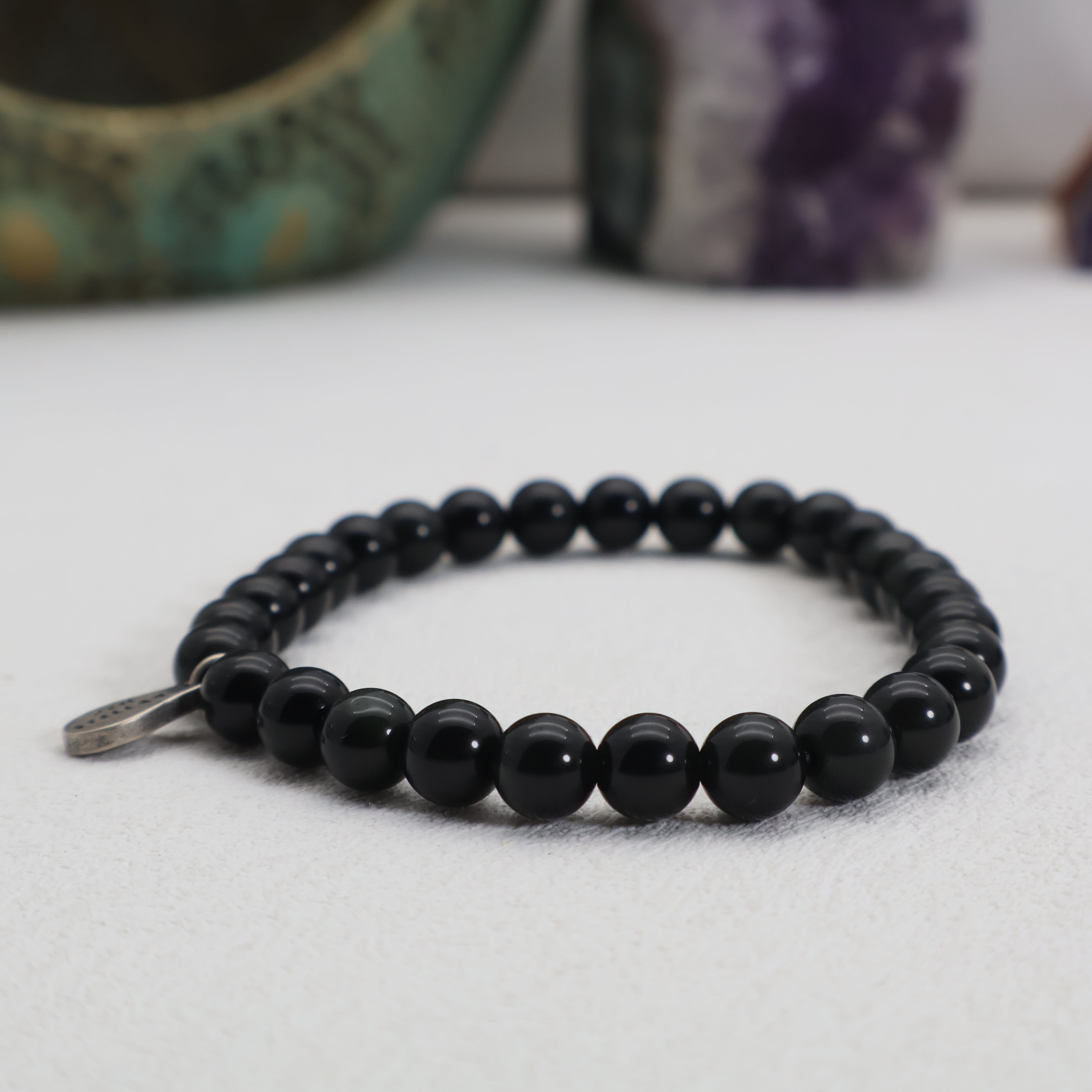 CAPRICORN OBSIDIAN CRYSTAL BRACELET-1