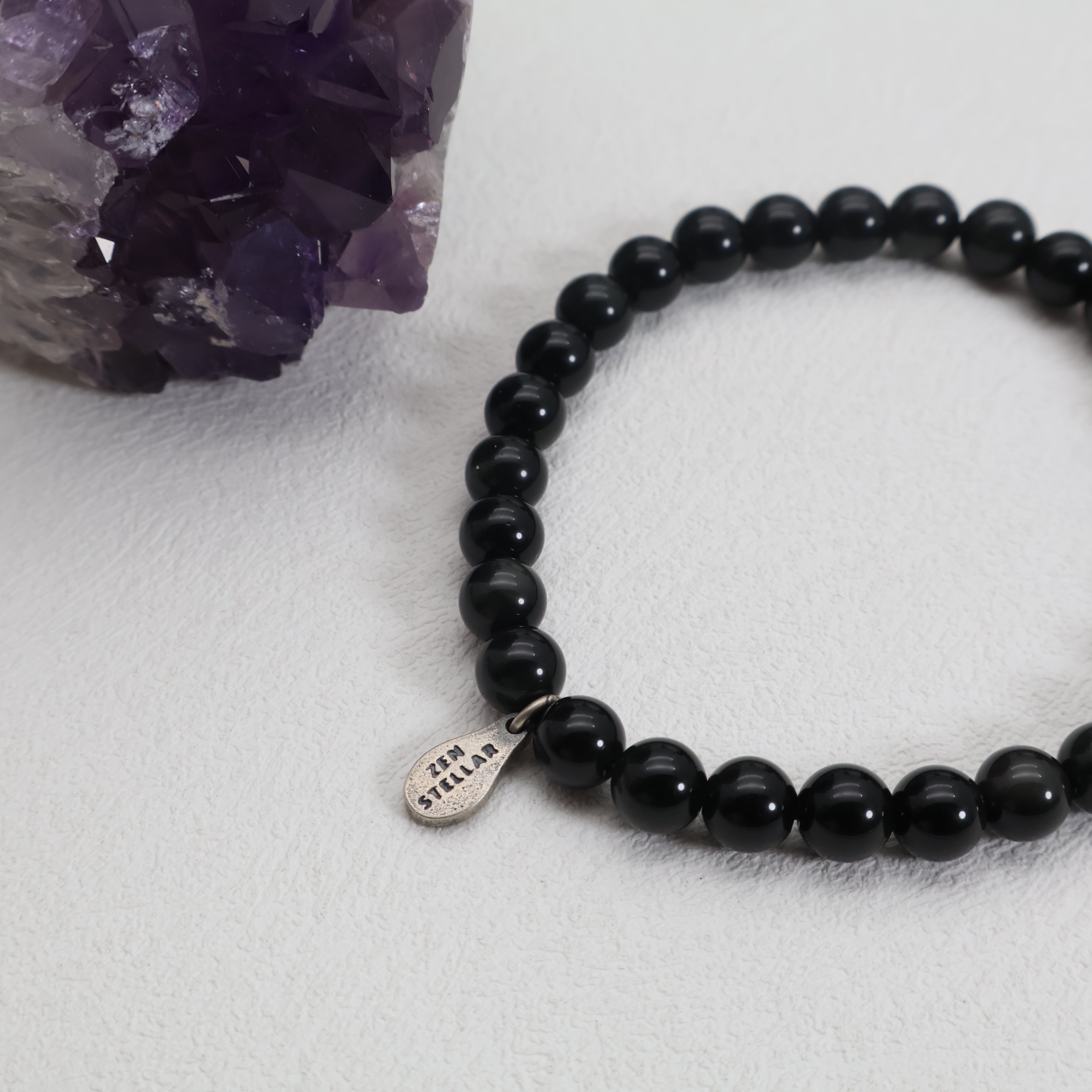 CAPRICORN OBSIDIAN CRYSTAL BRACELET-3