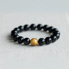 NATURAL COLOR EYE OBSIDIAN BRACELET-1