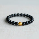 NATURAL COLOR EYE OBSIDIAN BRACELET-3