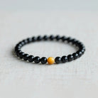 NATURAL COLOR EYE OBSIDIAN BRACELET-4