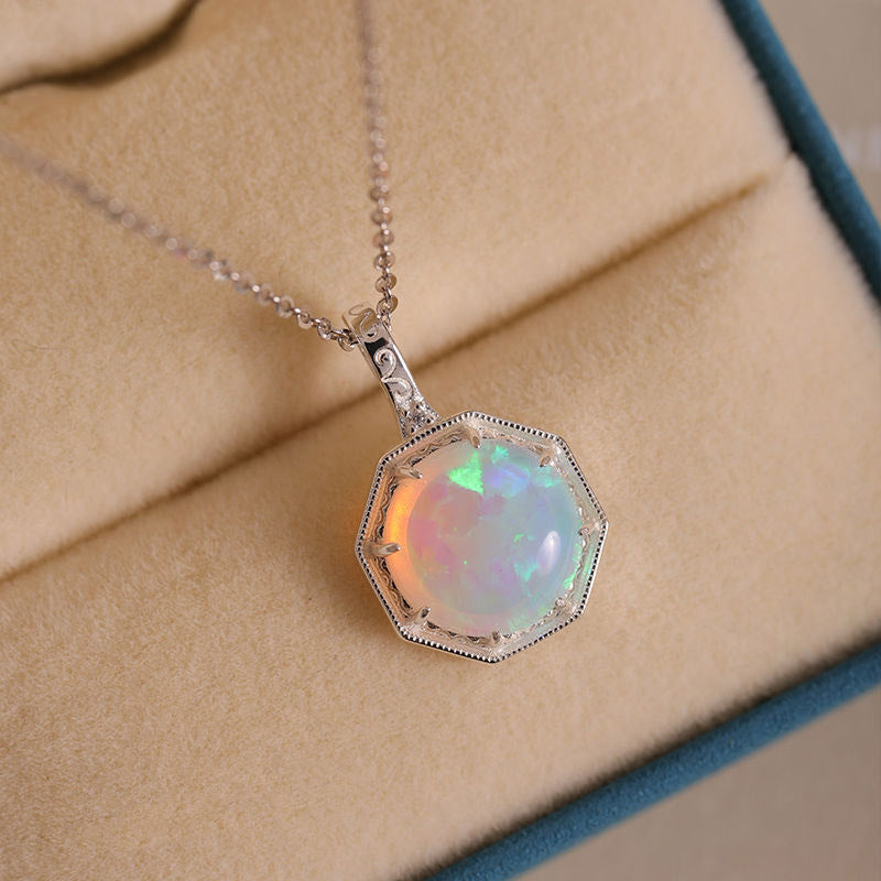 COLORFUL OPAL NECKLACE-1