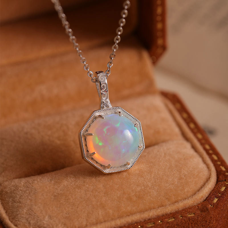 COLORFUL OPAL NECKLACE-3