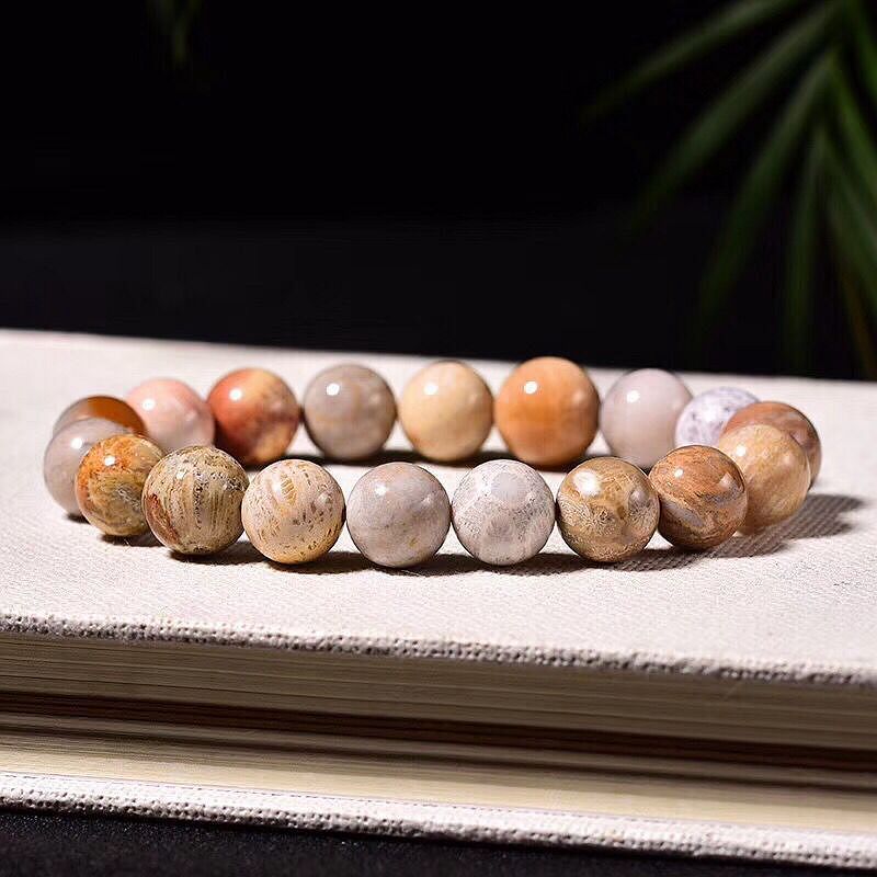 CORAL JADE BRACELETS-1