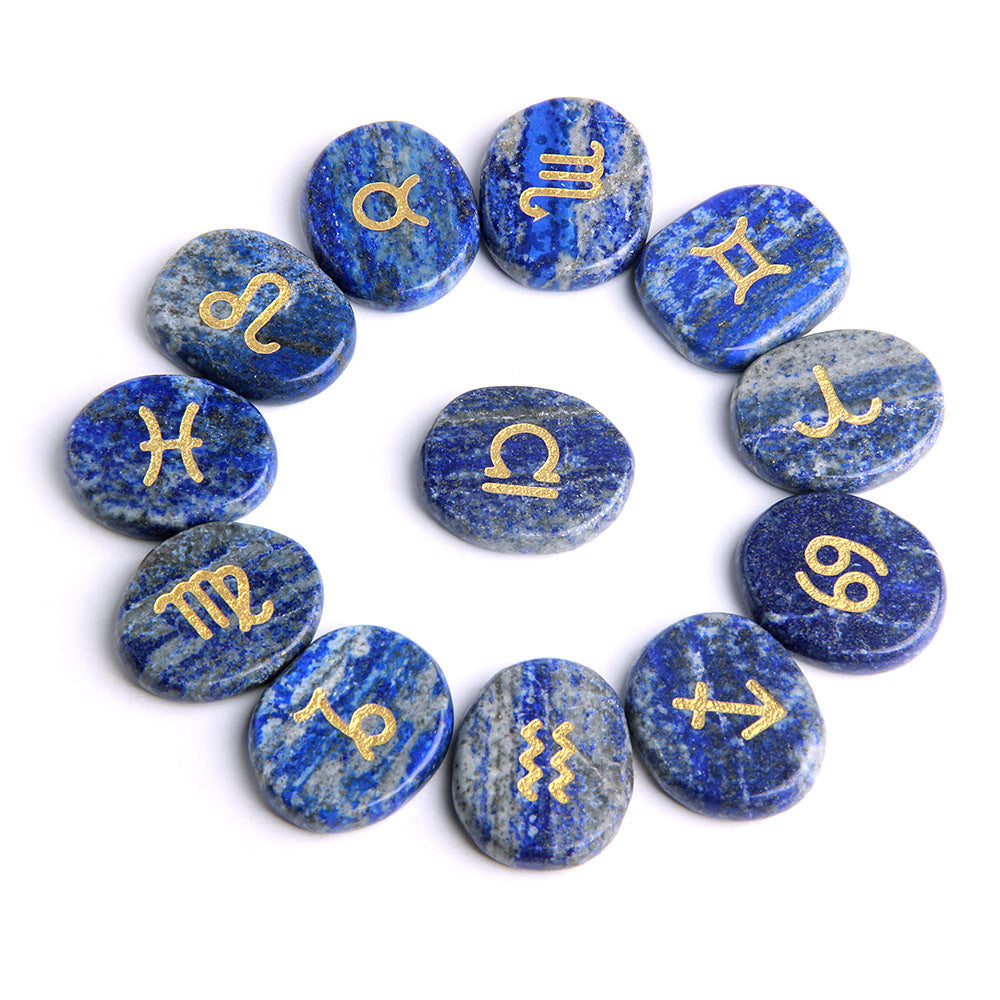 CRYSTAL STONE ZODIAC RUNE PATTERN-5