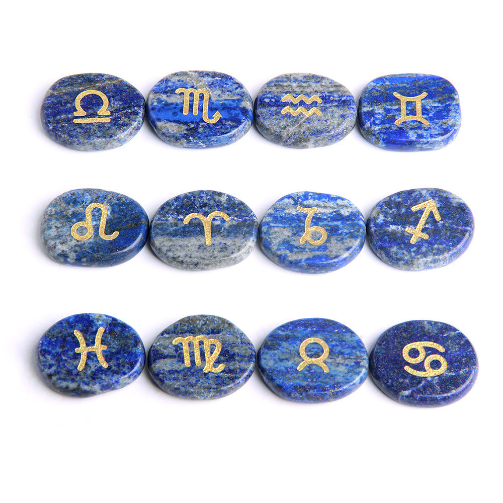 CRYSTAL STONE ZODIAC RUNE PATTERN-6