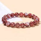 RED GUM FLOWER CRYSTAL TRAVEL SOUVENIR BRACELE-3