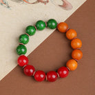 DOBO ROUND BEAD GNARLY HORN BRACELETS-1