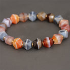 DUOBAO OCTAGONAL AGATE BRACELETS-2