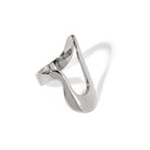 FANNIE IRREGULARLY SHAPED TITANIUM STEEL RING-5