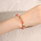 FORTUNE-GATHERING LUCKY NATURAL AGATE WOMEN ENERGY BRACELET-2