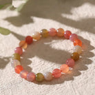 FORTUNE-GATHERING LUCKY NATURAL AGATE WOMEN ENERGY BRACELET-4