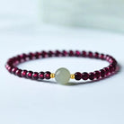 GARNET ANXIETY REDUCTION ENERGY BRACELET-1