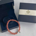 GEMINI PINK AGATE CRYSTAL BRACELET-6